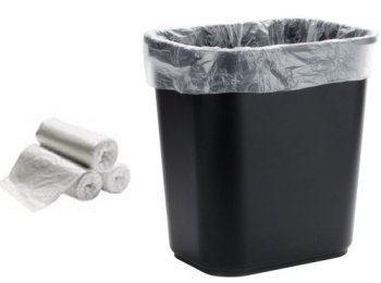 Trash bags clear 24 X 24 6
                mic 10 gallon size 1000 per case on 20 rolls 50 per
                roll