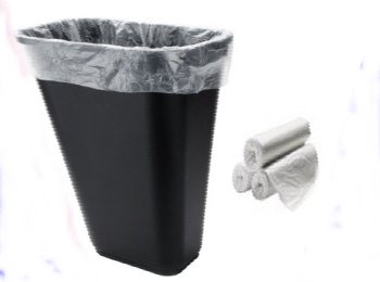 Trash bags clear 24 X 32 6 mic
10 gallon to 15 gallon 1000 per case 20 rolls of 50 per
roll