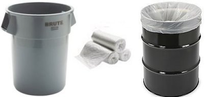 Trash bags clear 38x60 14 micron
                medium duty high density 55 gallons 200 per case 10
                rolls of 20