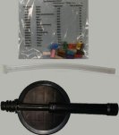 Hydrofoamer Lids with metering tips with suction tube and strainer end fits hydrofoamer 481 or 483