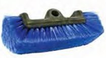 Truck wash brush or car wash brush with soft blue nylon trim around sides and front of brush. 11.25 inch wide No. 187B