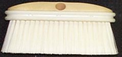 Truck wash brush white flagged polystyrene densely filled soft fiber. 9 inch X 2.625 inch foam plastic block 3029